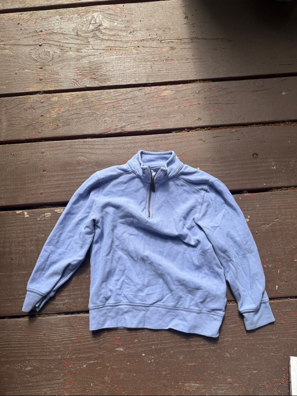 Tommy Bahama Light Blue Half-Zip Pullover Sweatshirt